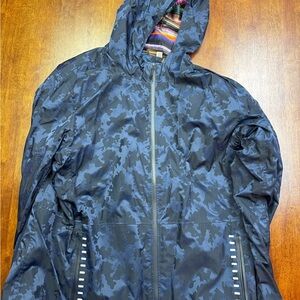 Robert Graham Blue Camouflage Windbreaker